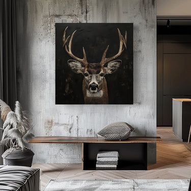 Painting of Deer Head